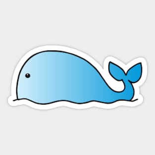 OH whale Sticker